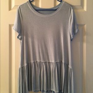 Women’s Blue Baby Doll Tee